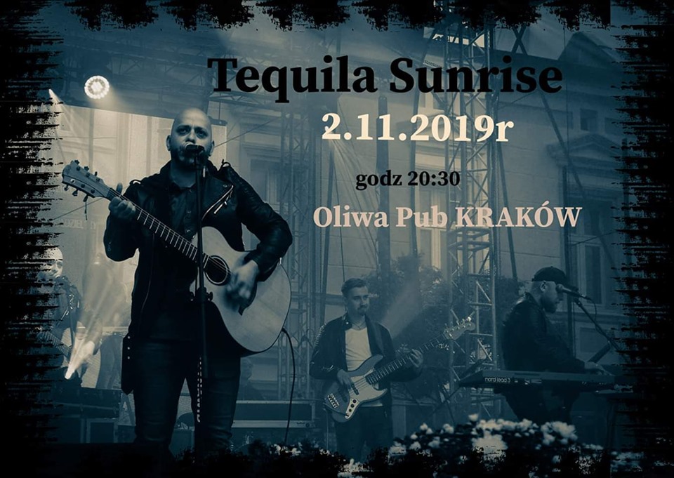 Koncert Kraków Tequila Sunrise w Oliwa Pub Krakowska Scena Muzyczna