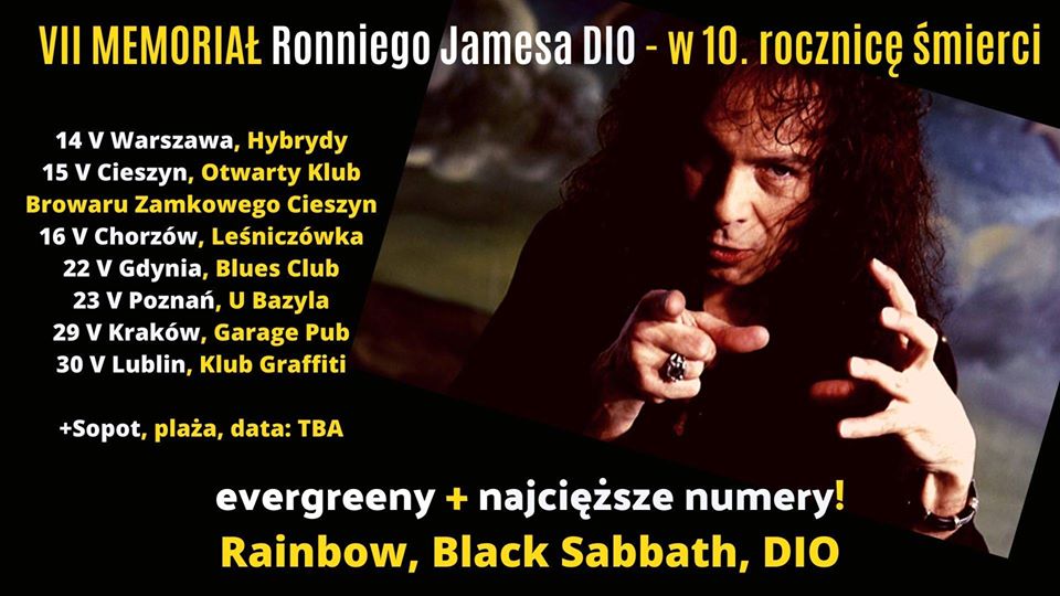Koncert w 10. rocznicę śmierci RJ Dio (Rainbow, Black Sabbath)